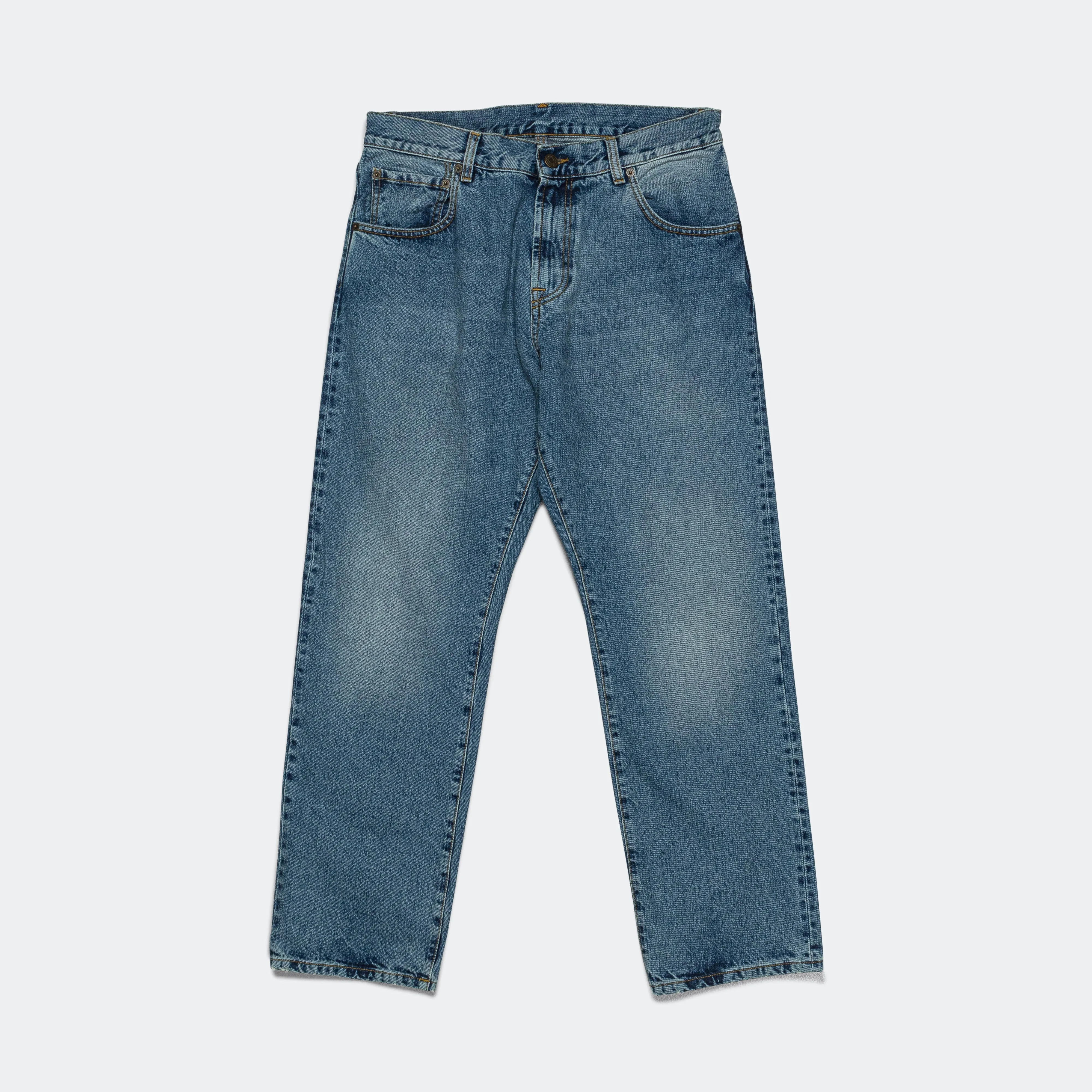 5 Pocket Jean - Indigo Bleach Wash