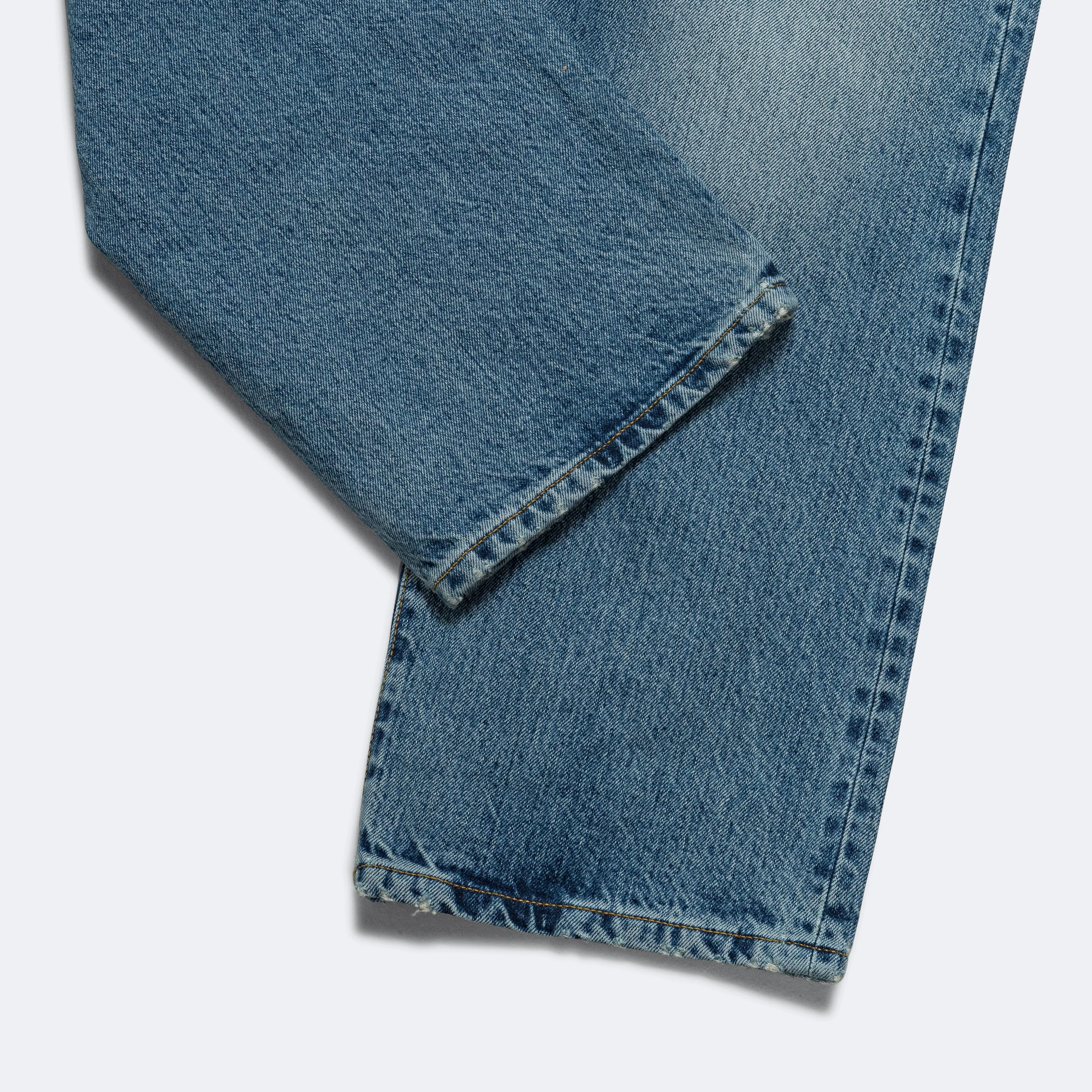 5 Pocket Jean - Indigo Bleach Wash