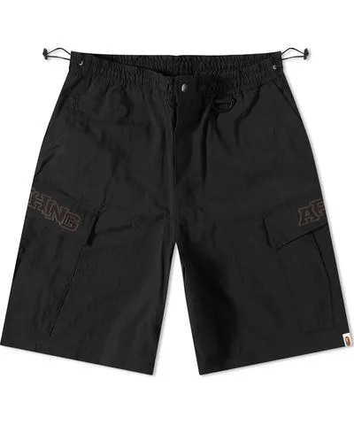 A Bathing Ape Men's Wide Cargo Shorts