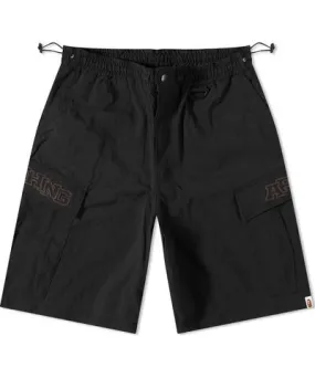 A Bathing Ape Men's Wide Cargo Shorts