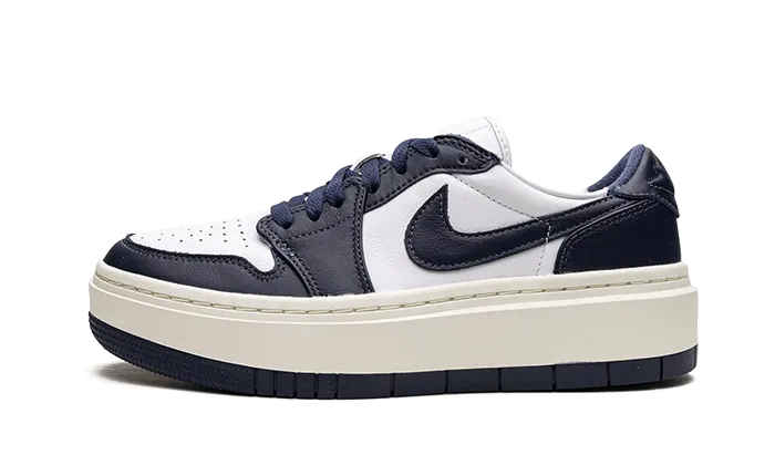 Air Jordan 1 Low Elevate White Midnight Navy Sail