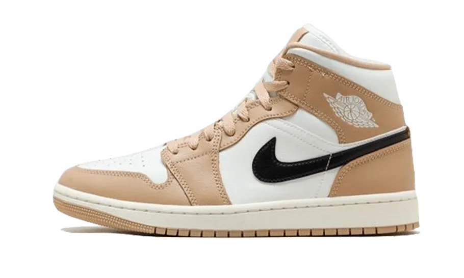 Air Jordan 1 Mid Tan Black