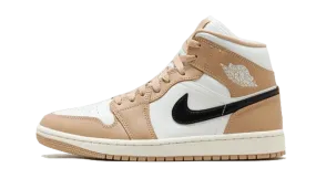 Air Jordan 1 Mid Tan Black