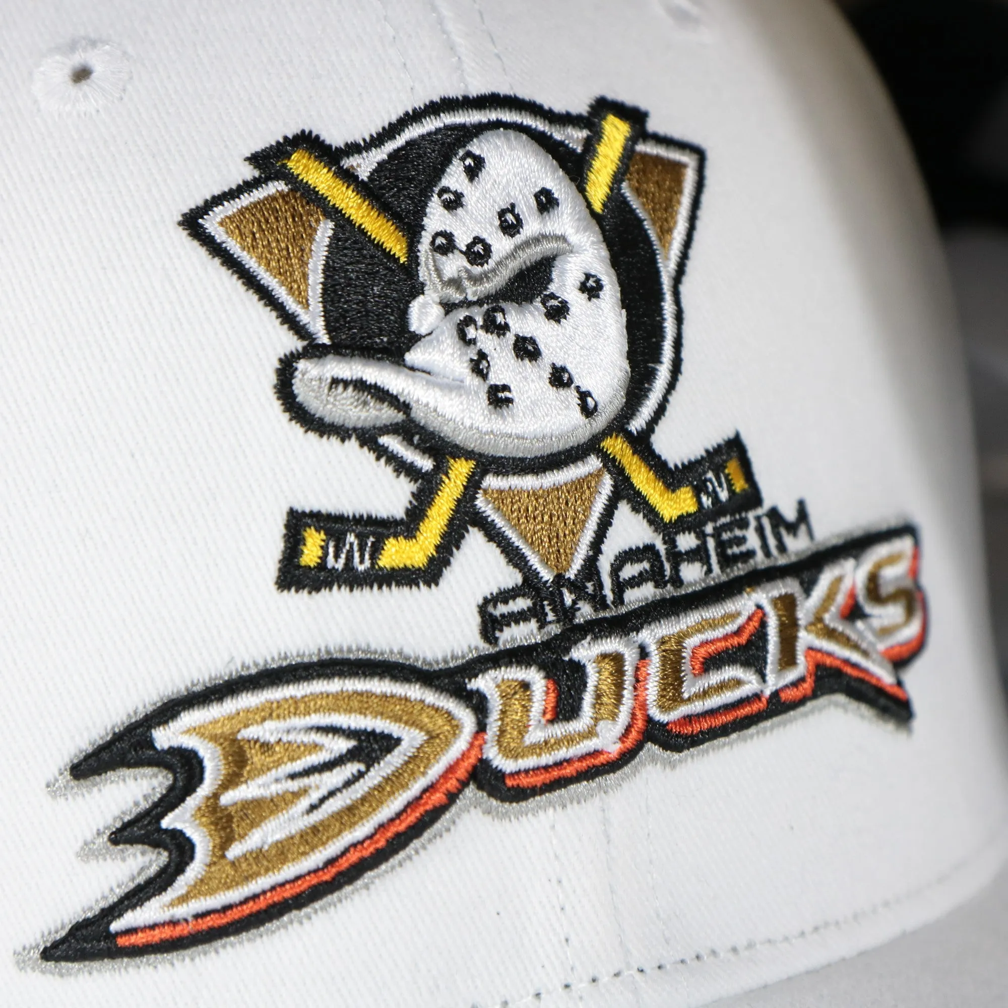 Anaheim Ducks NHL All in Pro Sand Bottom | White Snapback Hat