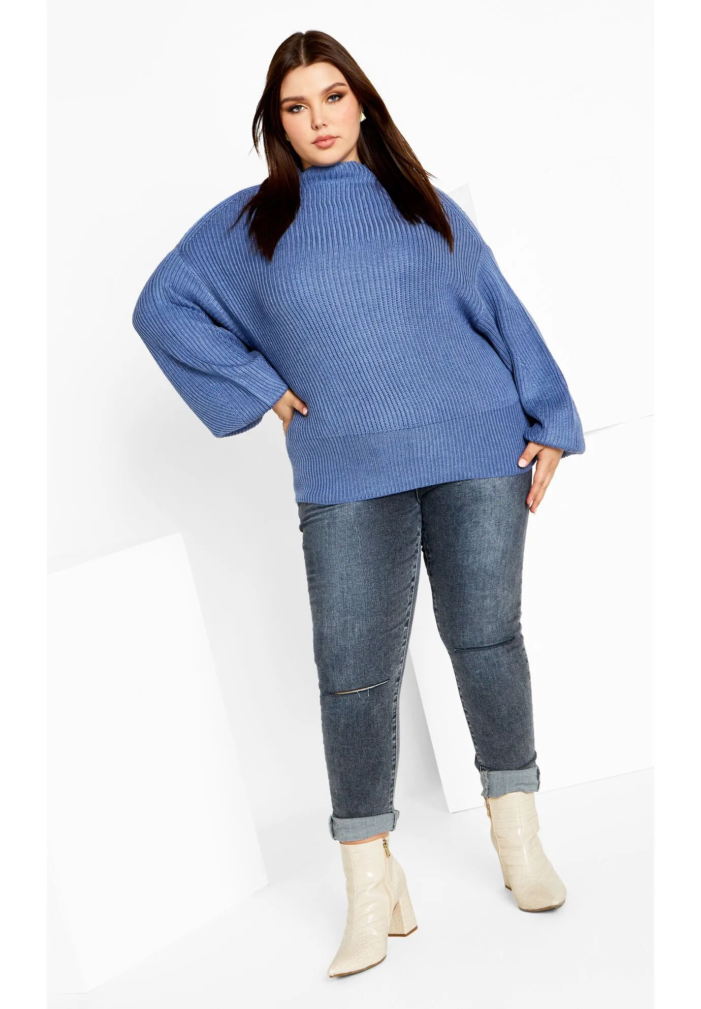 Angel Sweater - denim blue