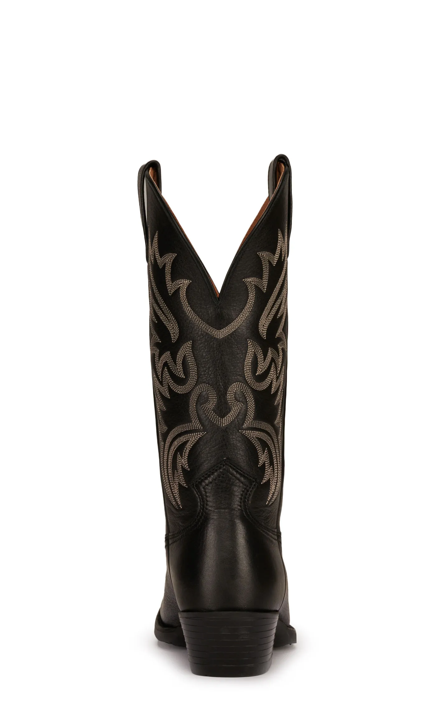 Ariat Men's Legend Black Deertan Punchy Toe Cowboy Boot