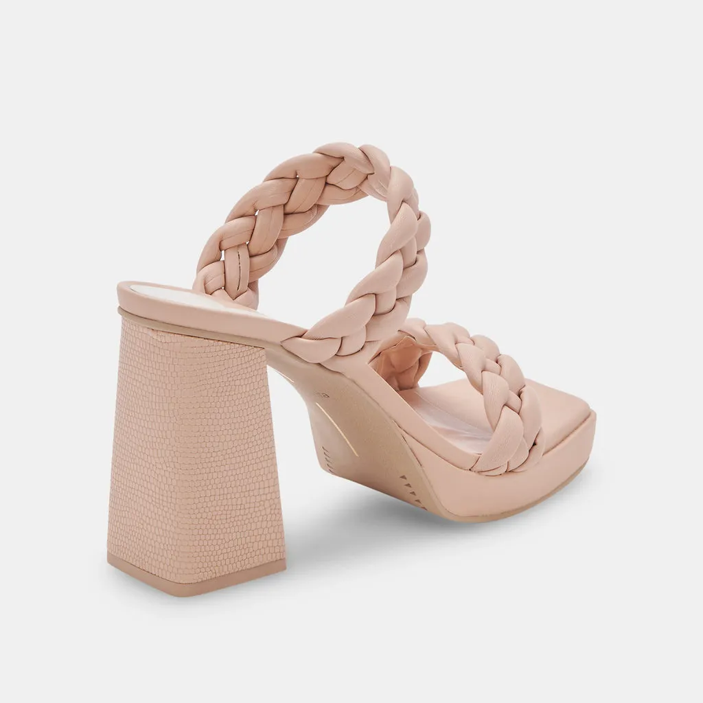 ASHBY Wide Platform Heels Cream Stella | Cream Heeled Sandals– Dolce Vita 6896309076034