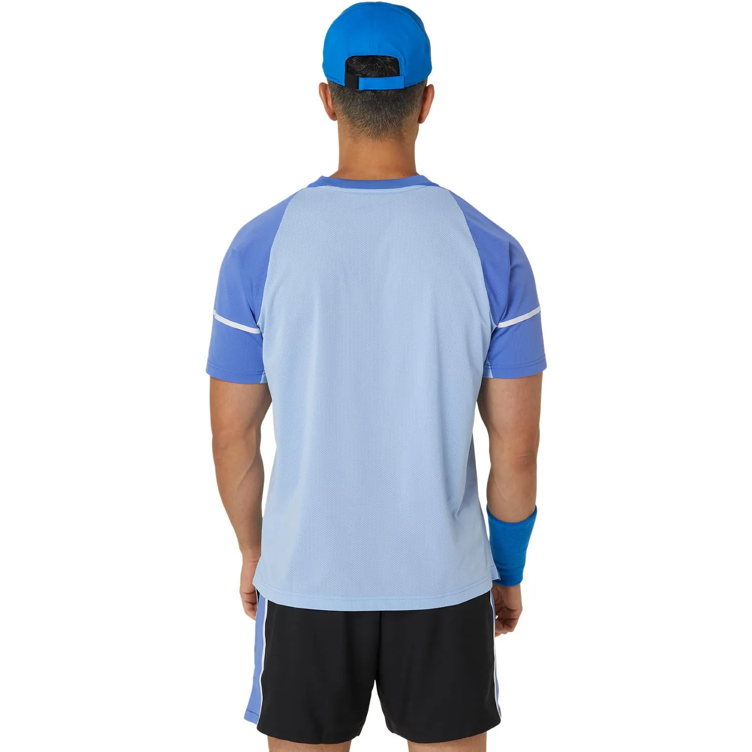 Asics T-Shirt Game SS Top Heren Blauw