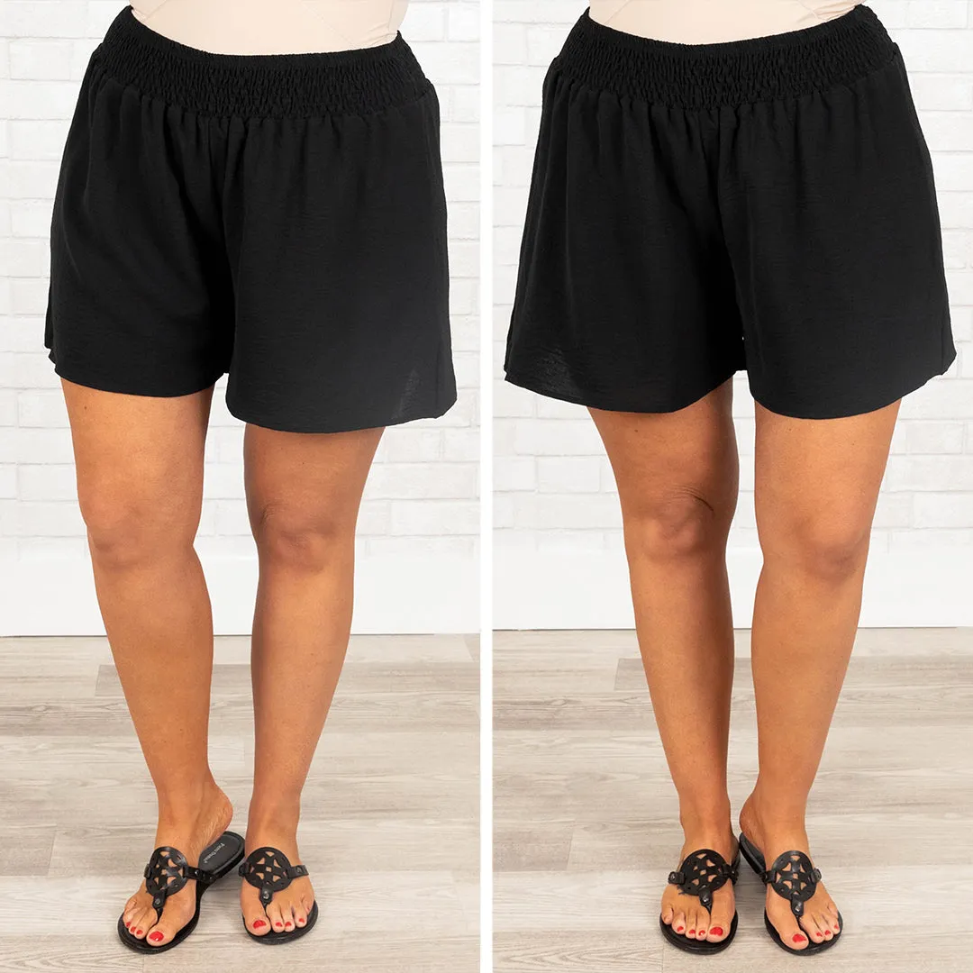 Better Off Without Me Shorts, Black