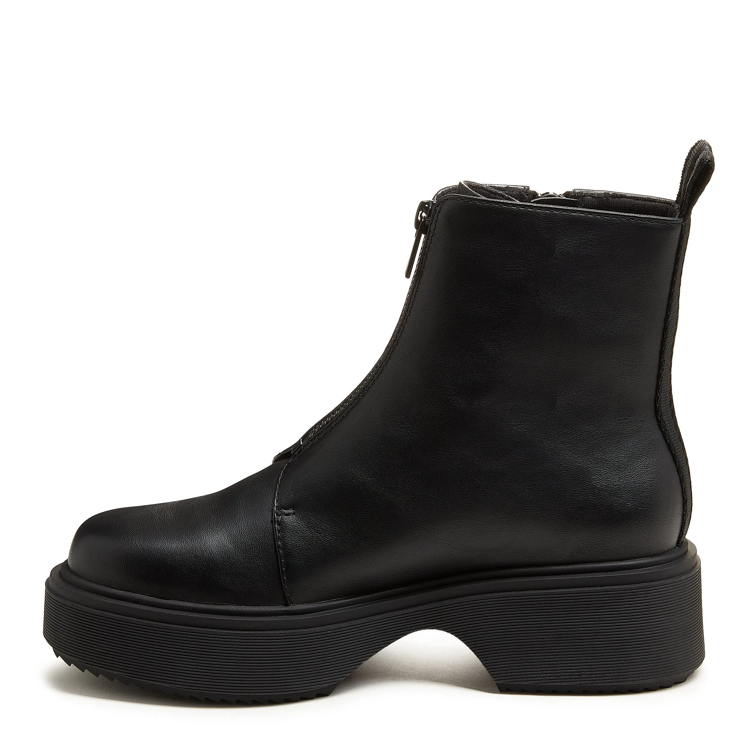 Blaze Black Zipper Chelsea Boot