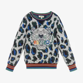 Boys Tiger Knitted Sweater