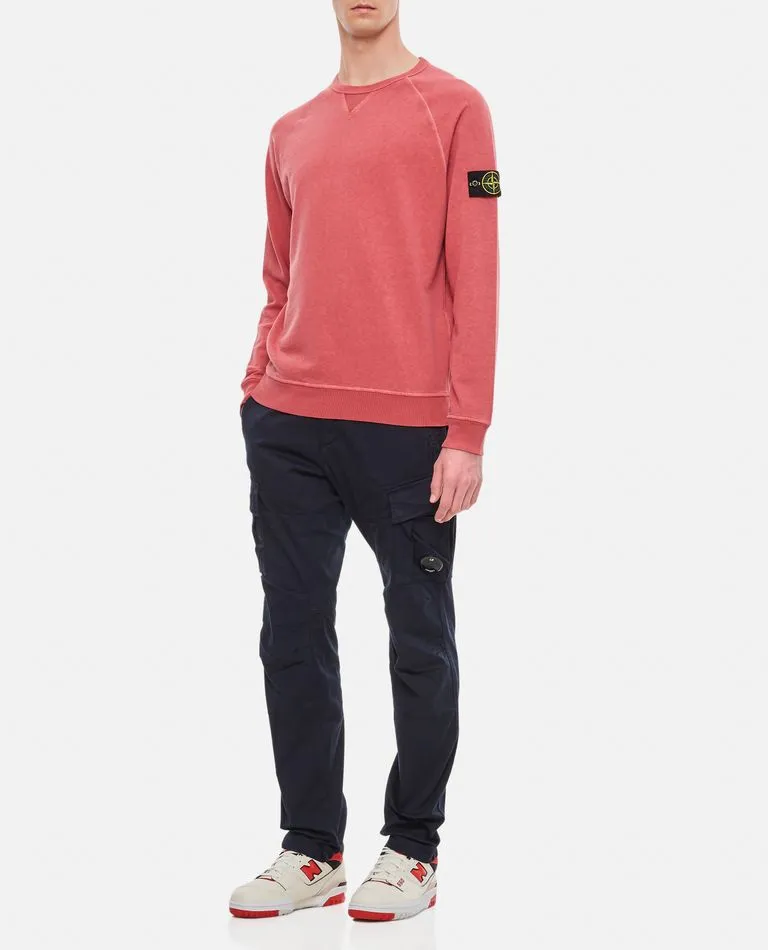 CREWNECK SWEATER COTTON WASHED