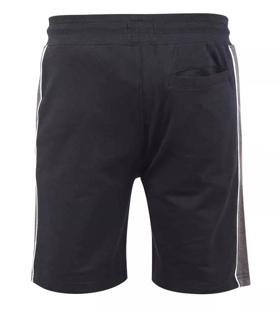 D555 Mens Couture Shorts With Elasticated Waistband Cut and Sew Panels (ANDOVER)