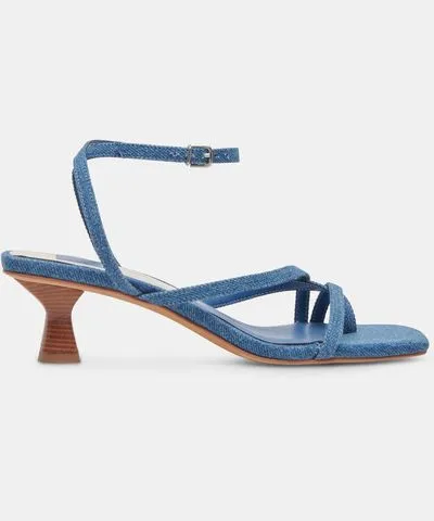 Dolce Vita Baylor Heels Blue Denim