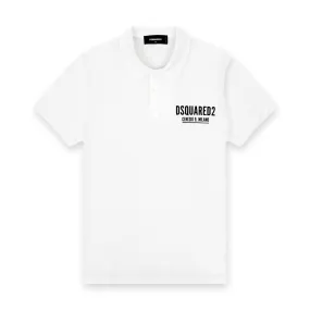 DSQUARED2 - Ceresio9 Polo Shirt in White