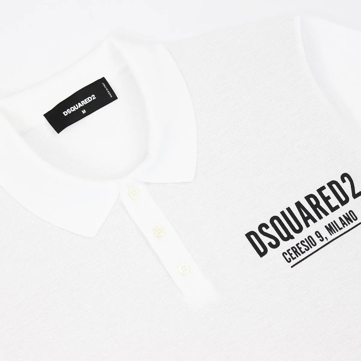 DSQUARED2 - Ceresio9 Polo Shirt in White