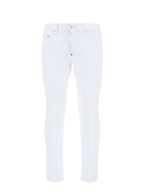 Dsquared2 Logo-Patch Slim-Fit Denim Jeans