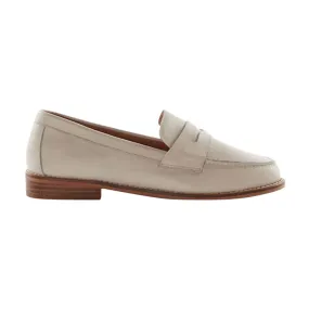 DUNE LONDON Ginelli Leather Penny Loafers - White