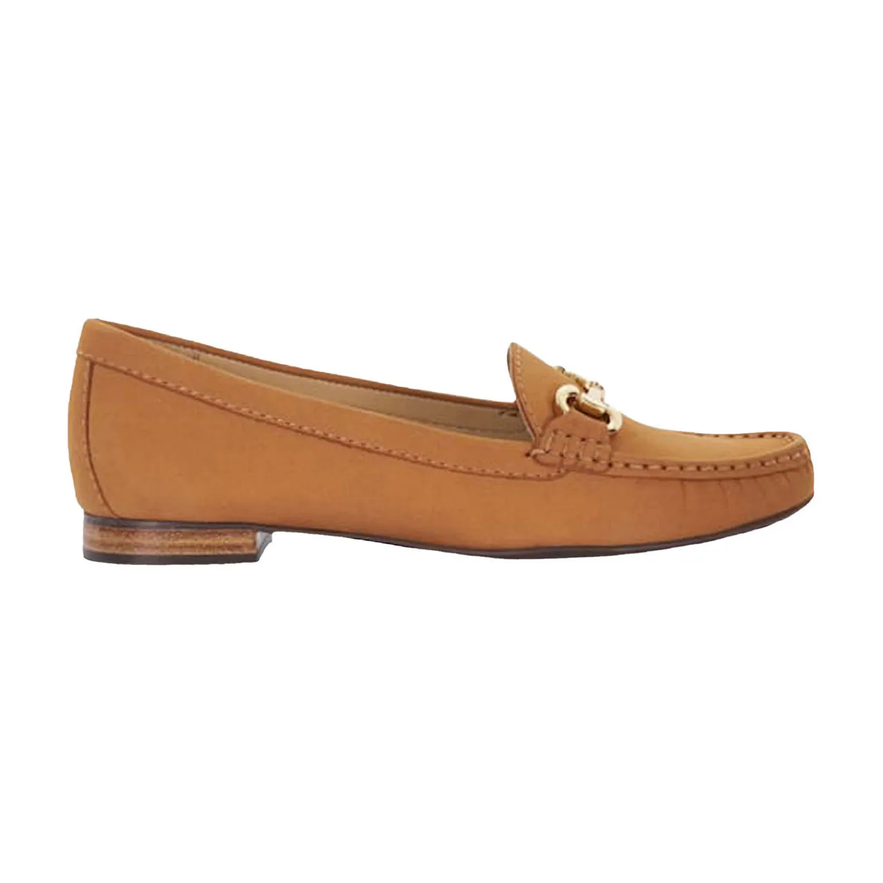 DUNE LONDON Glenniee Suede Snaffle Trim Loafers - Brown