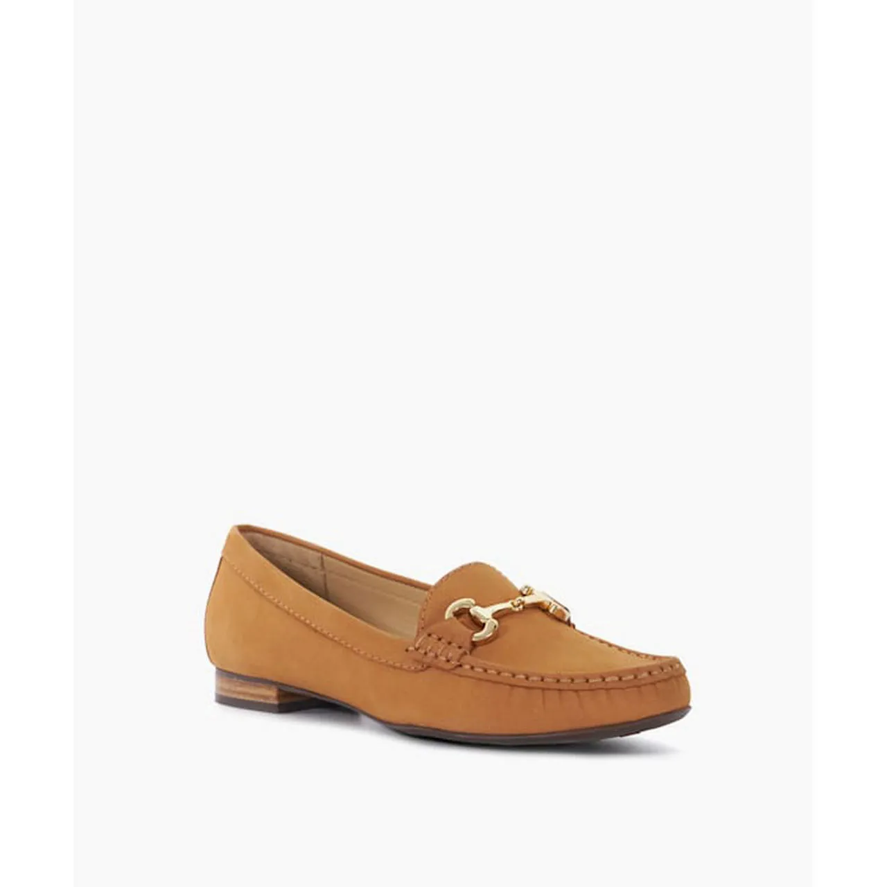 DUNE LONDON Glenniee Suede Snaffle Trim Loafers - Brown