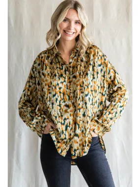 Free to Go Leopard Blouse