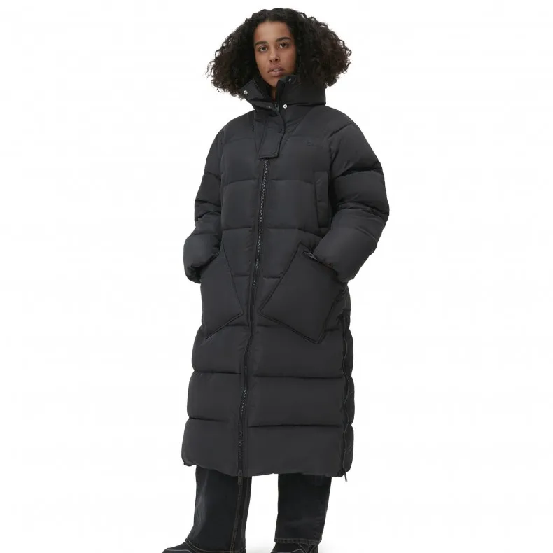 GANNI Tech Puffer Oversized Coat (Phantom)