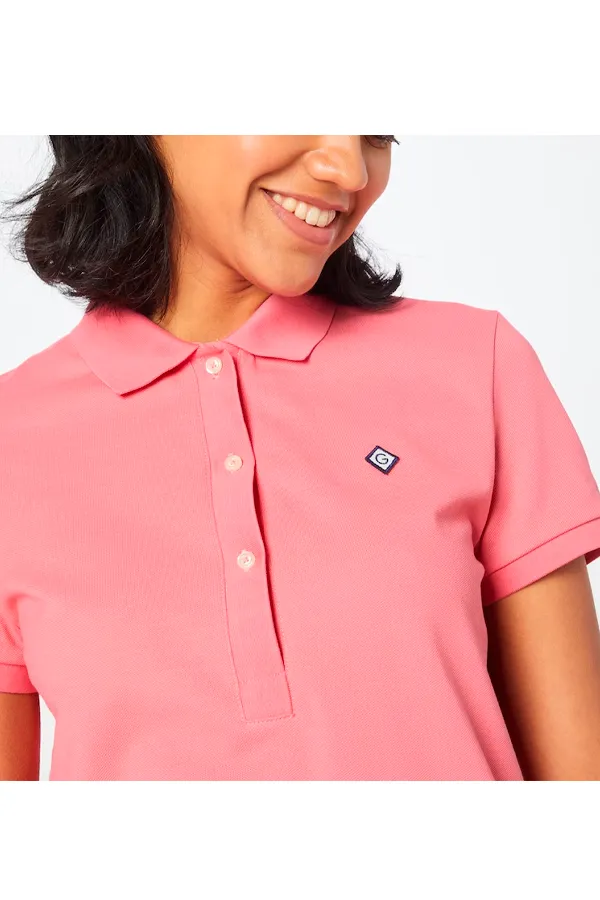 GANT Women Shield Logo Polo Rose