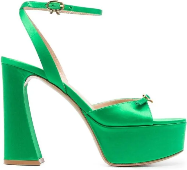 Gianvito Rossi Maddy 125 platform sandals Green