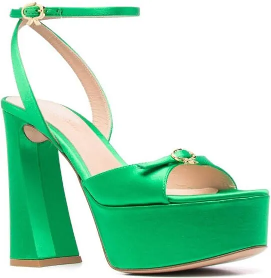 Gianvito Rossi Maddy 125 platform sandals Green