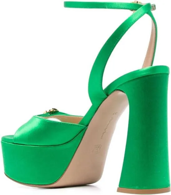 Gianvito Rossi Maddy 125 platform sandals Green