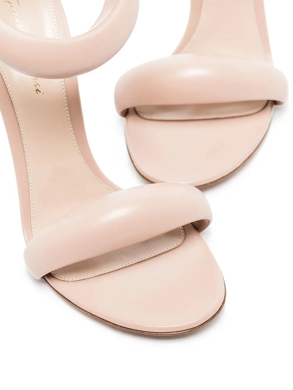 GIANVITO ROSSI Pink Nappa Bijoux Sandals