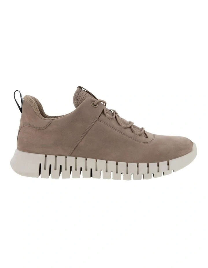 Gruuv Leather Sneaker in Beige