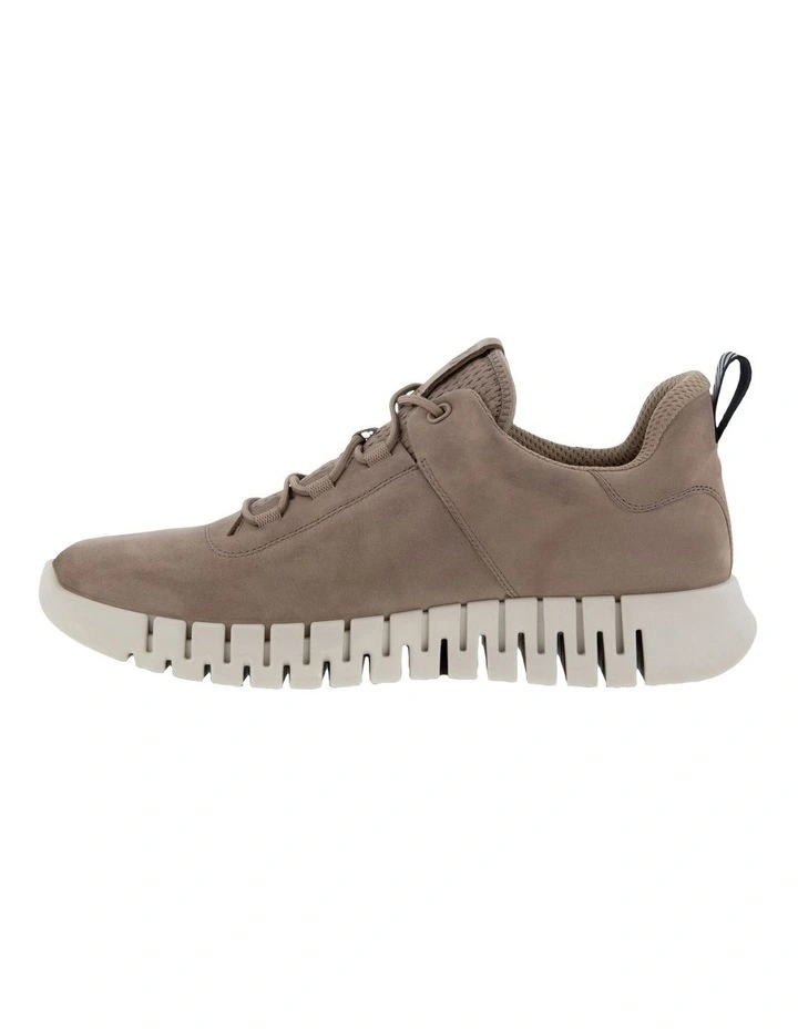 Gruuv Leather Sneaker in Beige