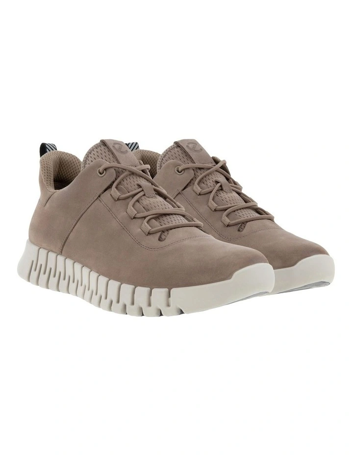 Gruuv Leather Sneaker in Beige