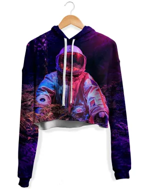 High Above Fleece Crop Hoodie