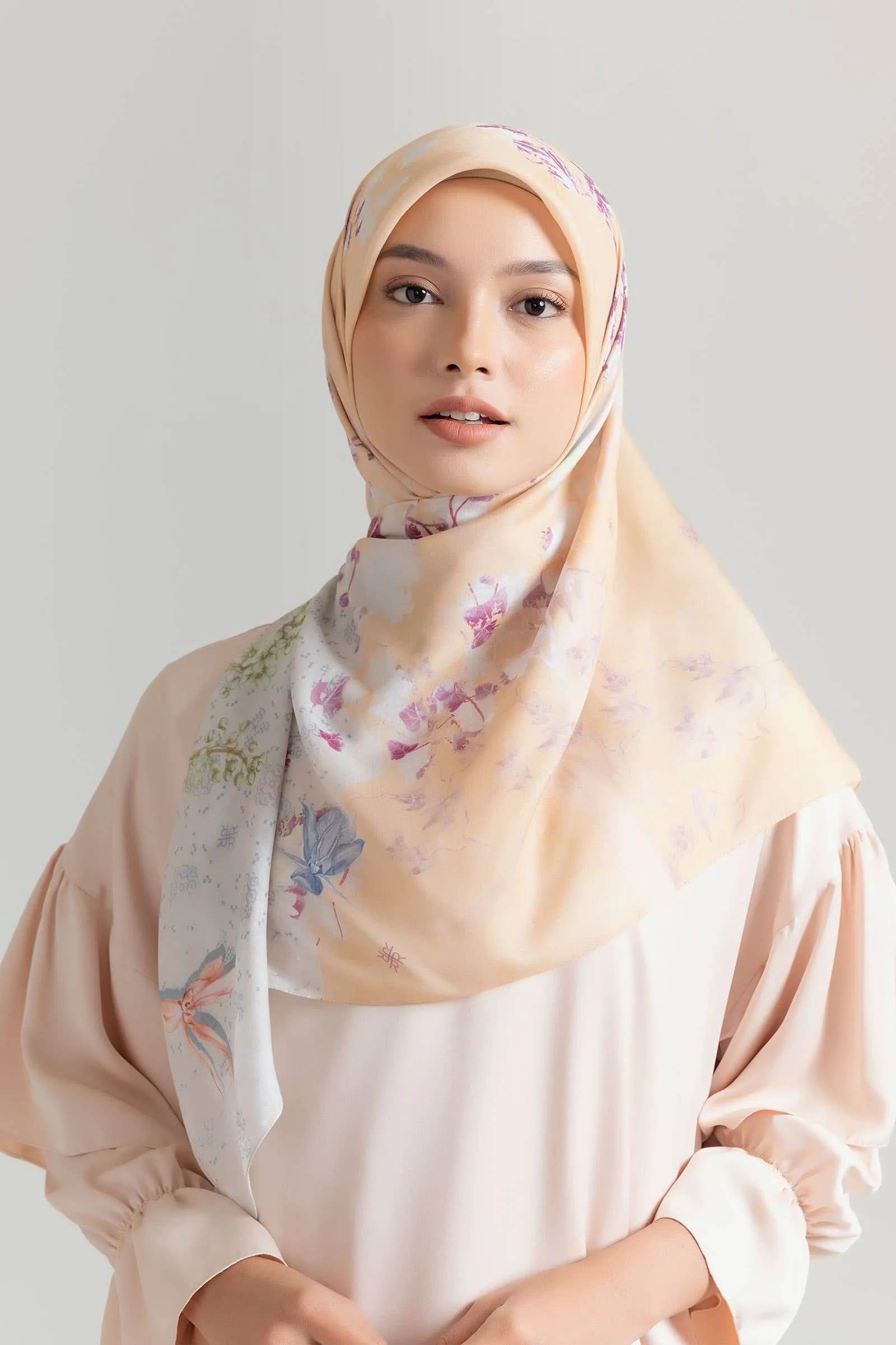 Honey Peach Sarila Scarf