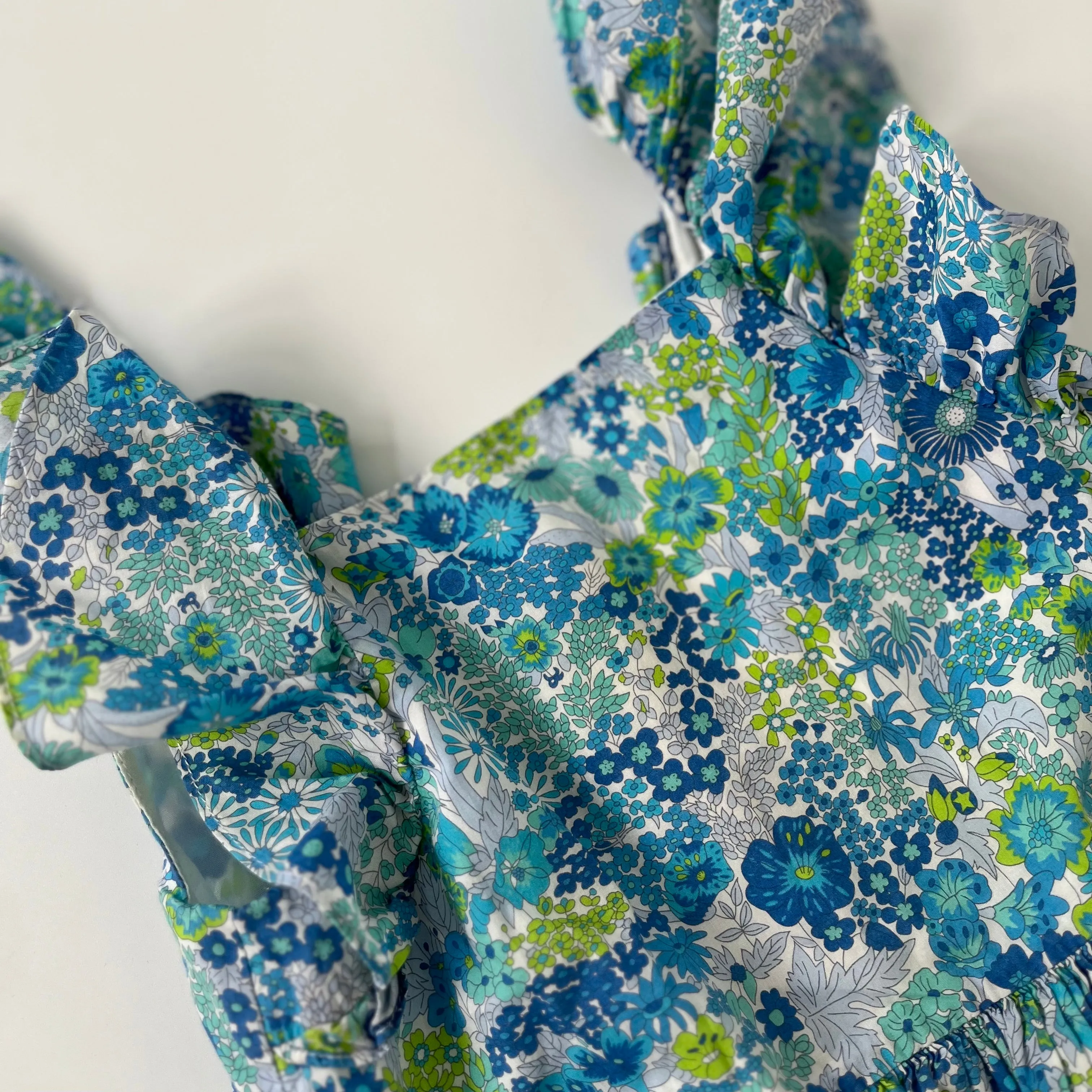 Jacadi Blue Liberty Print Dress: 5 Years