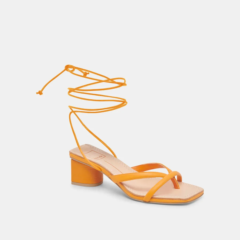 Jaimi Sandals Apricot Stella | Apricot Stella Ankle Strap Heels– Dolce Vita 6885995741250