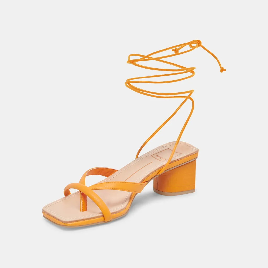 Jaimi Sandals Apricot Stella | Apricot Stella Ankle Strap Heels– Dolce Vita 6885995741250