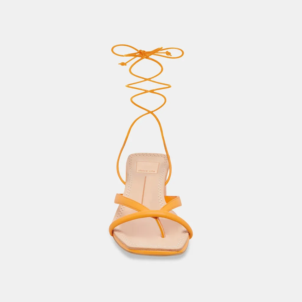 Jaimi Sandals Apricot Stella | Apricot Stella Ankle Strap Heels– Dolce Vita 6885995741250