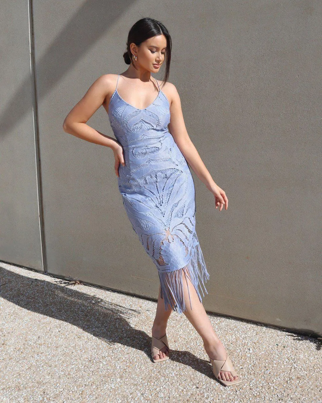 Khaleesi Dress - Periwinkle