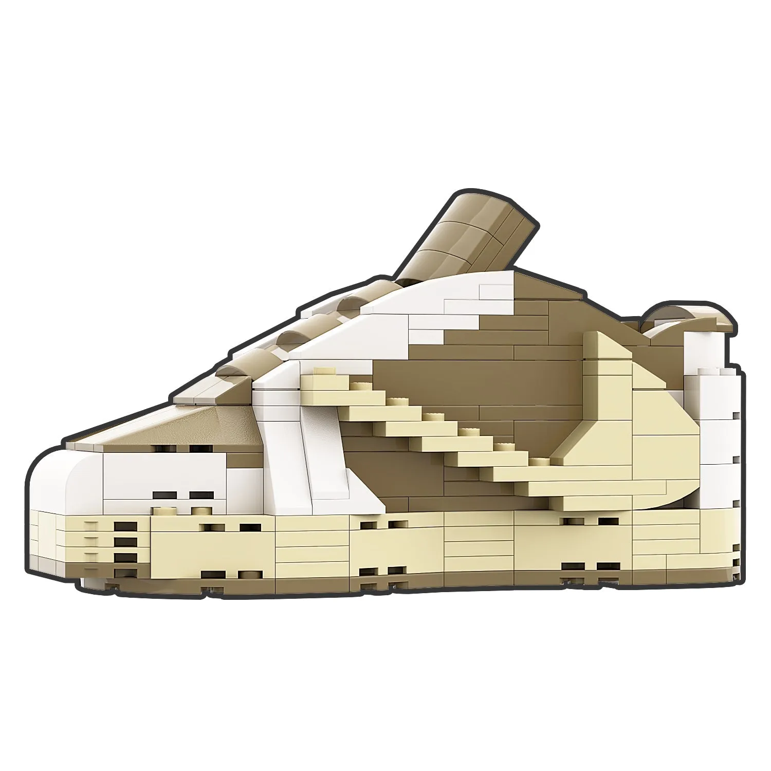 KICKSMINI TRAVIS SCOTT MOCHA Sneaker Bricks