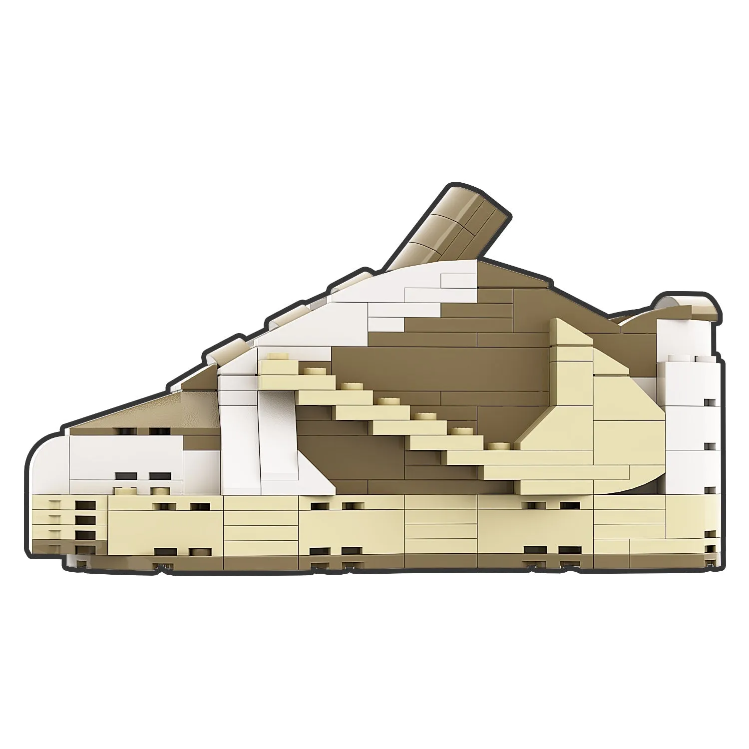 KICKSMINI TRAVIS SCOTT MOCHA Sneaker Bricks