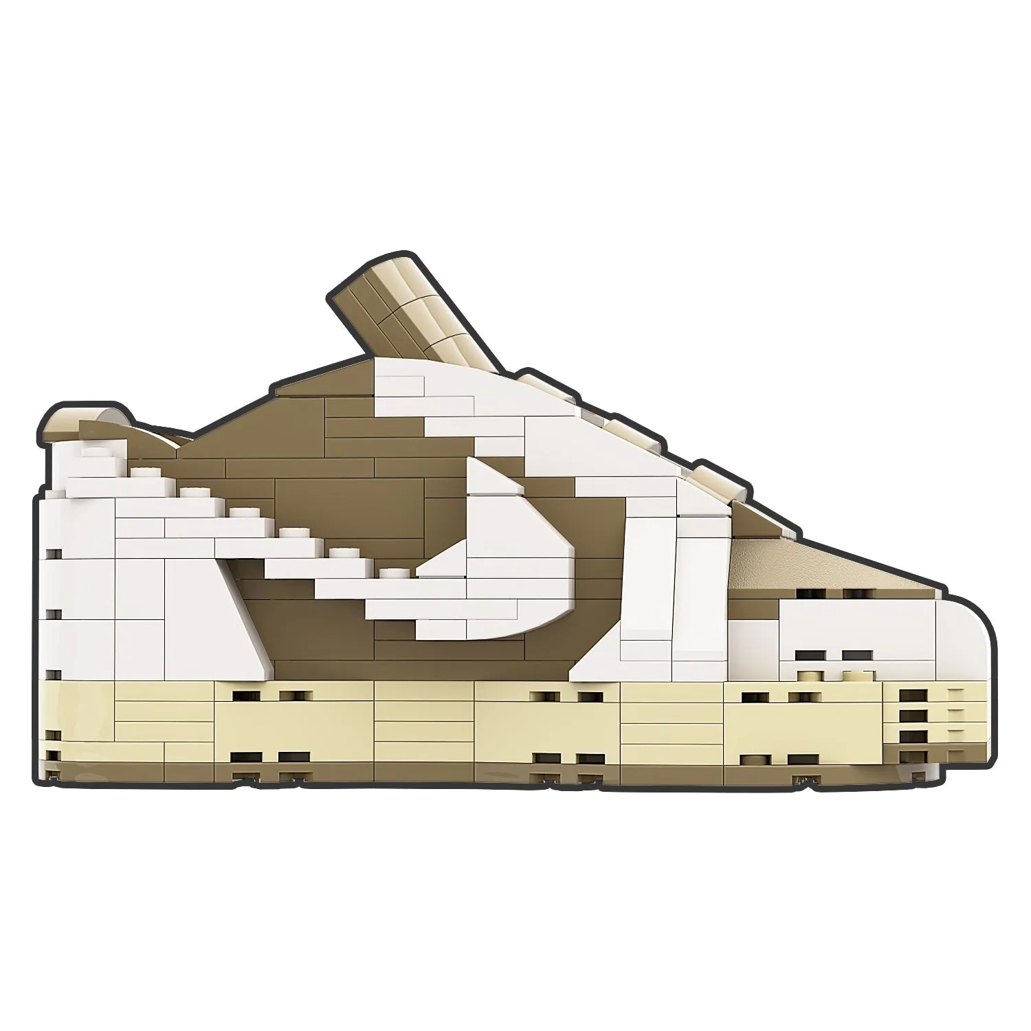 KICKSMINI TRAVIS SCOTT MOCHA Sneaker Bricks