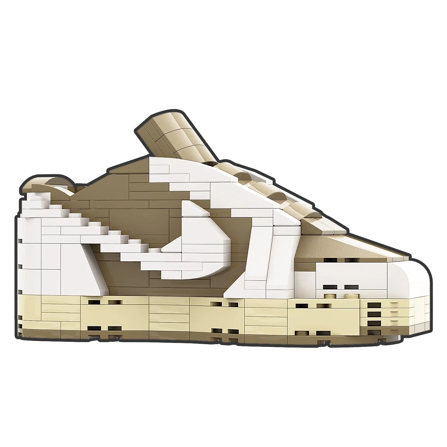 KICKSMINI TRAVIS SCOTT MOCHA Sneaker Bricks