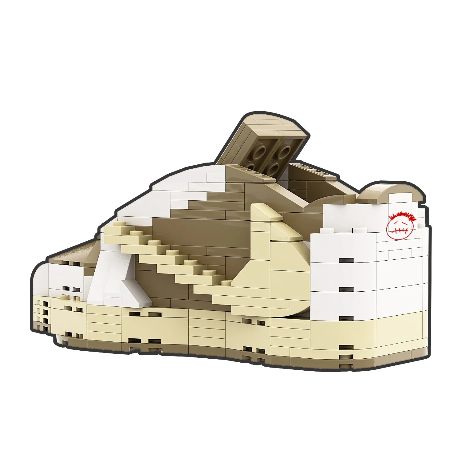 KICKSMINI TRAVIS SCOTT MOCHA Sneaker Bricks