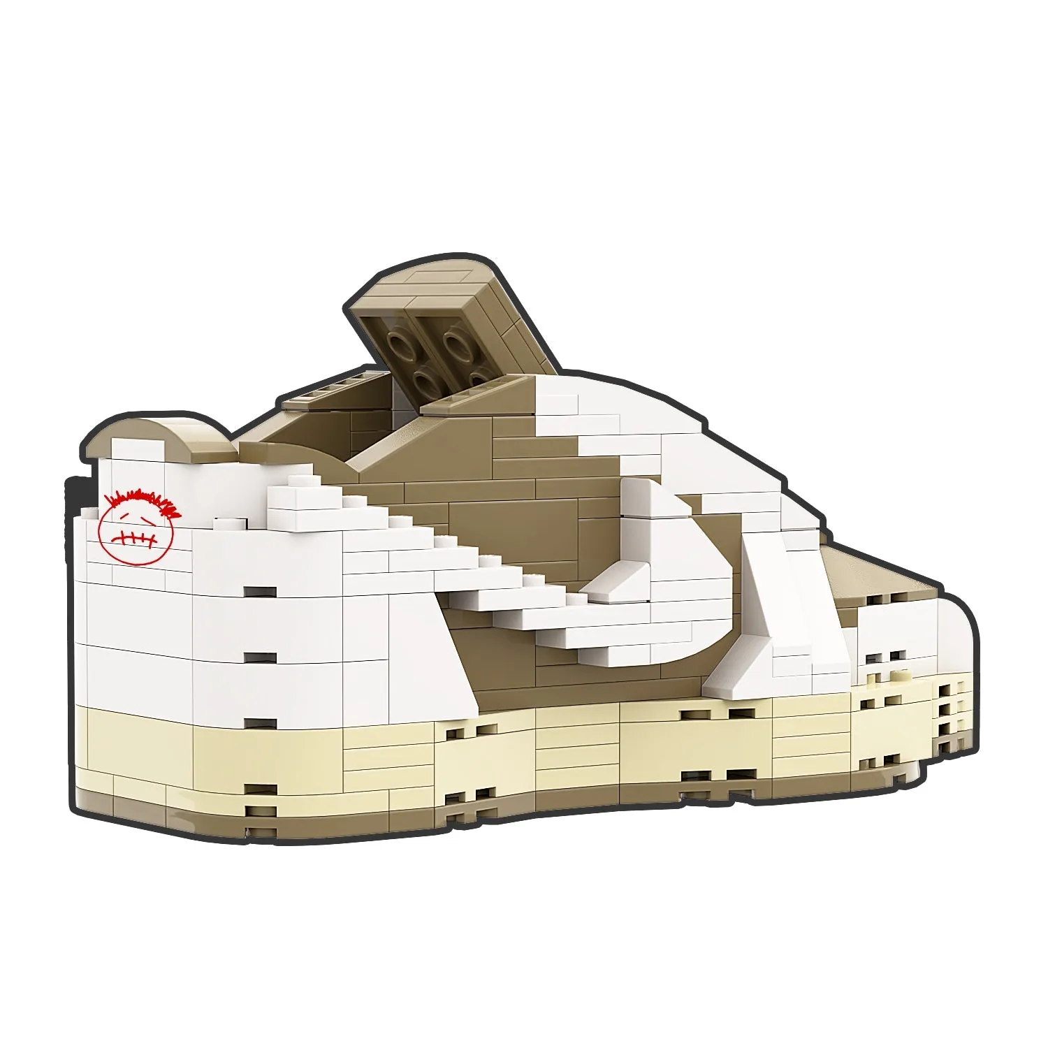 KICKSMINI TRAVIS SCOTT MOCHA Sneaker Bricks