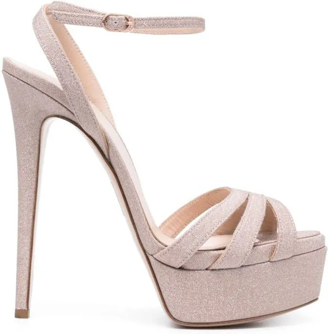 Le Silla Lola 150mm platform sandals Pink