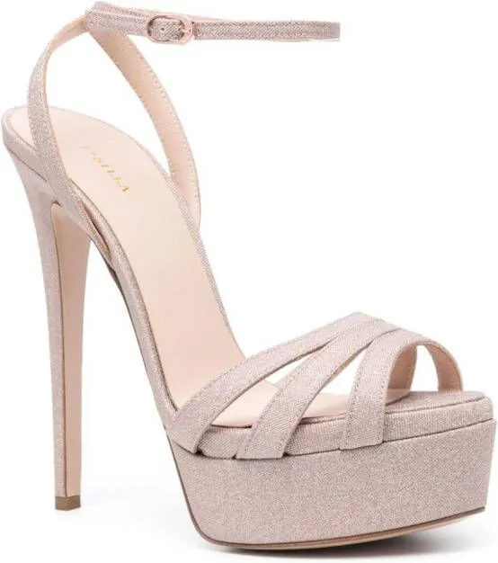 Le Silla Lola 150mm platform sandals Pink