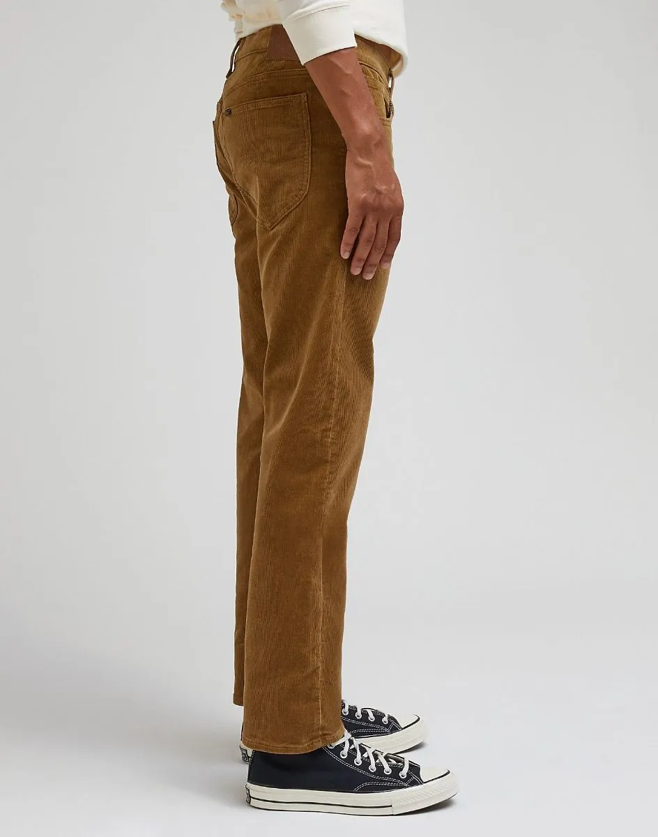 Lee Daren Zip Regular Straight Corduroy Jeans Tumbleweed